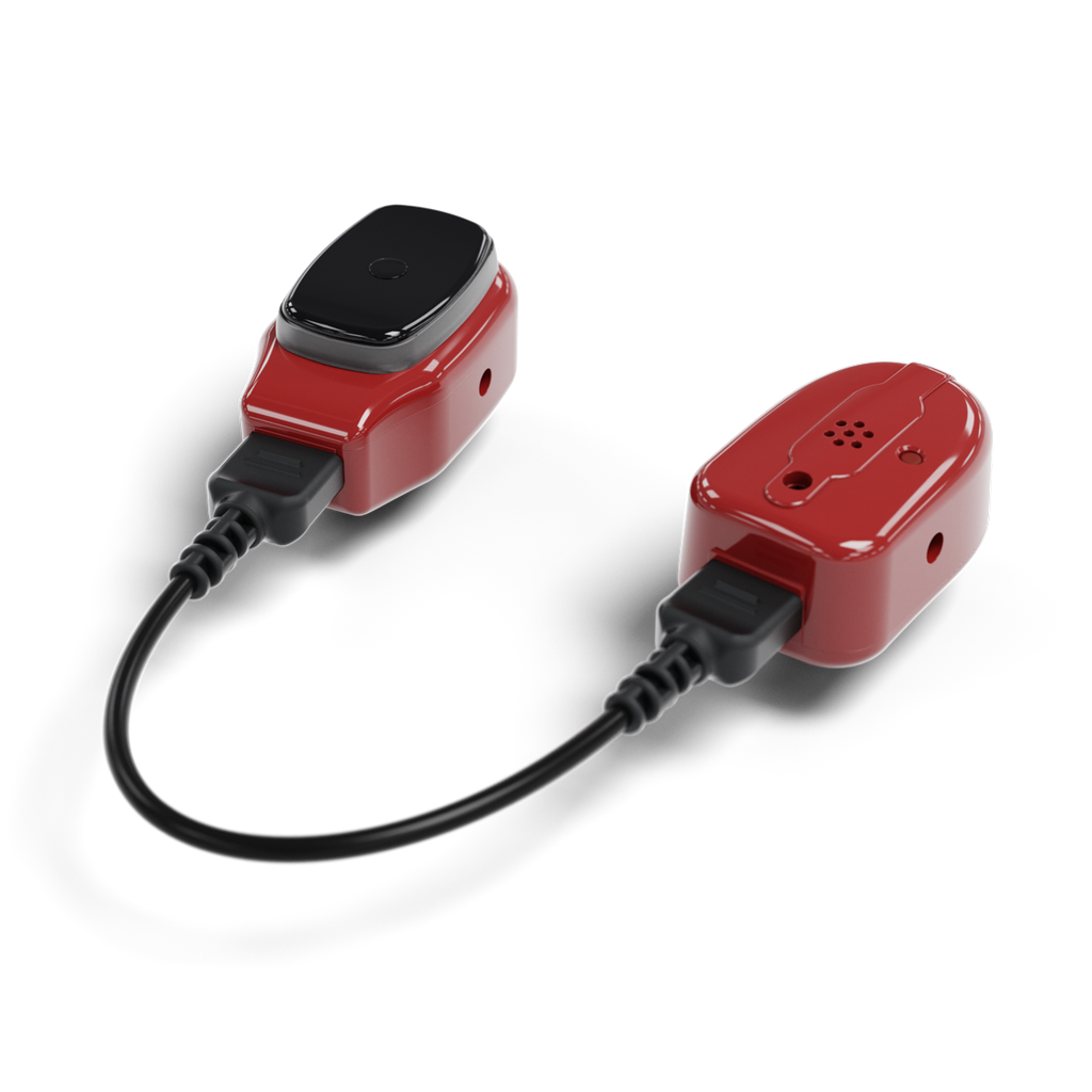 CONTACT MINI-TEL/BIN/RT (bin, w/telcoil, red)