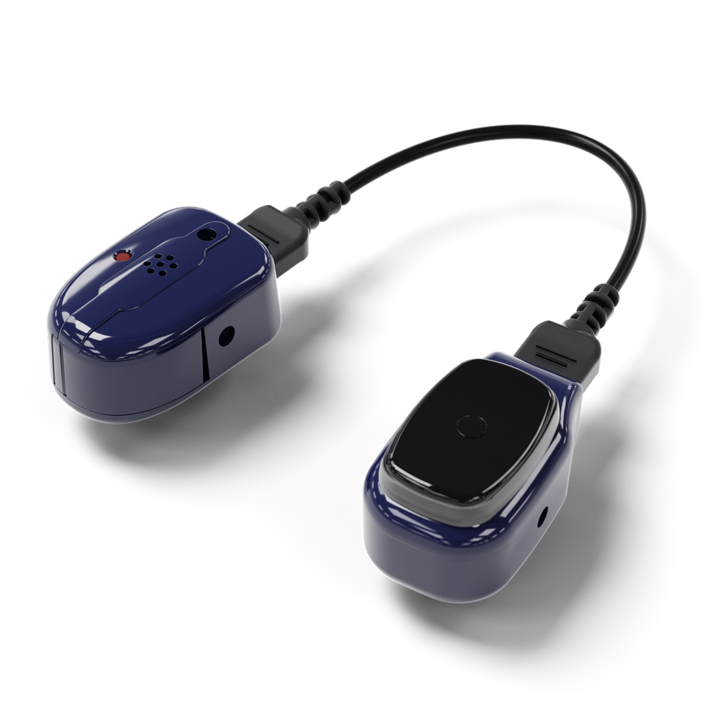 CONTACT MINI-TEL/MON/BL (Mon, w/telcoil, blue)