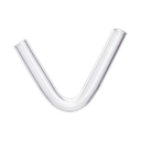 Codo PVC Ø2 predoblada -- corta -- 10 piezas -- Ø4 mm